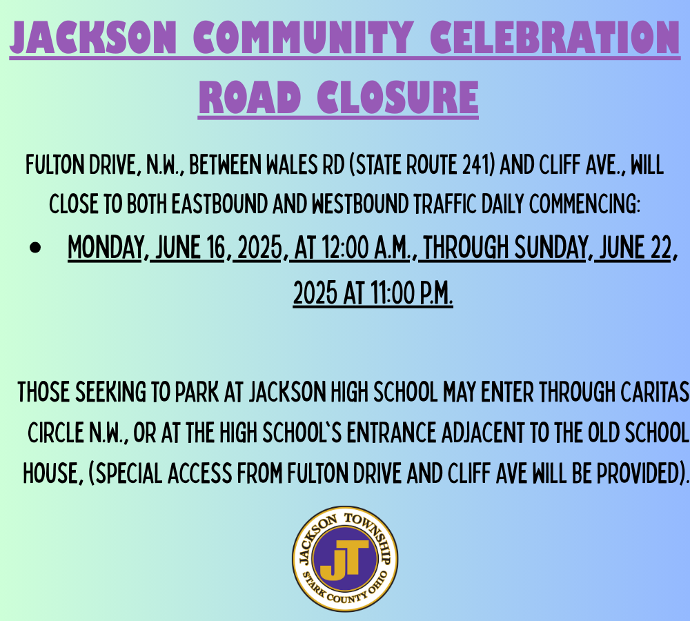 ROAD CLOSURES for Celebration '25_