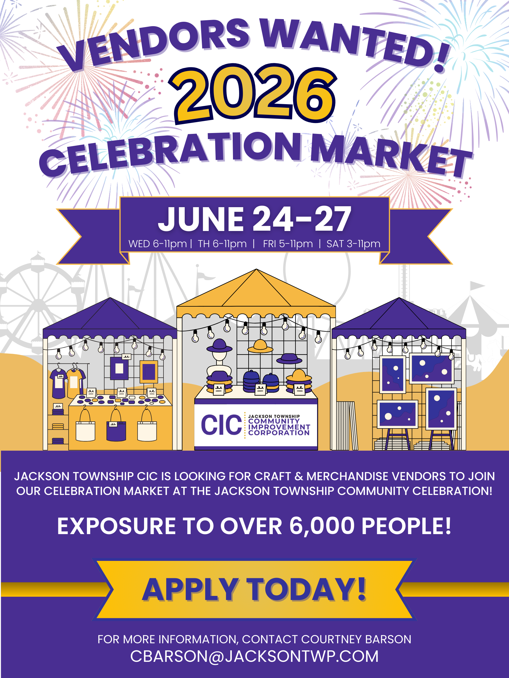 2026 Celebration Market Flyer